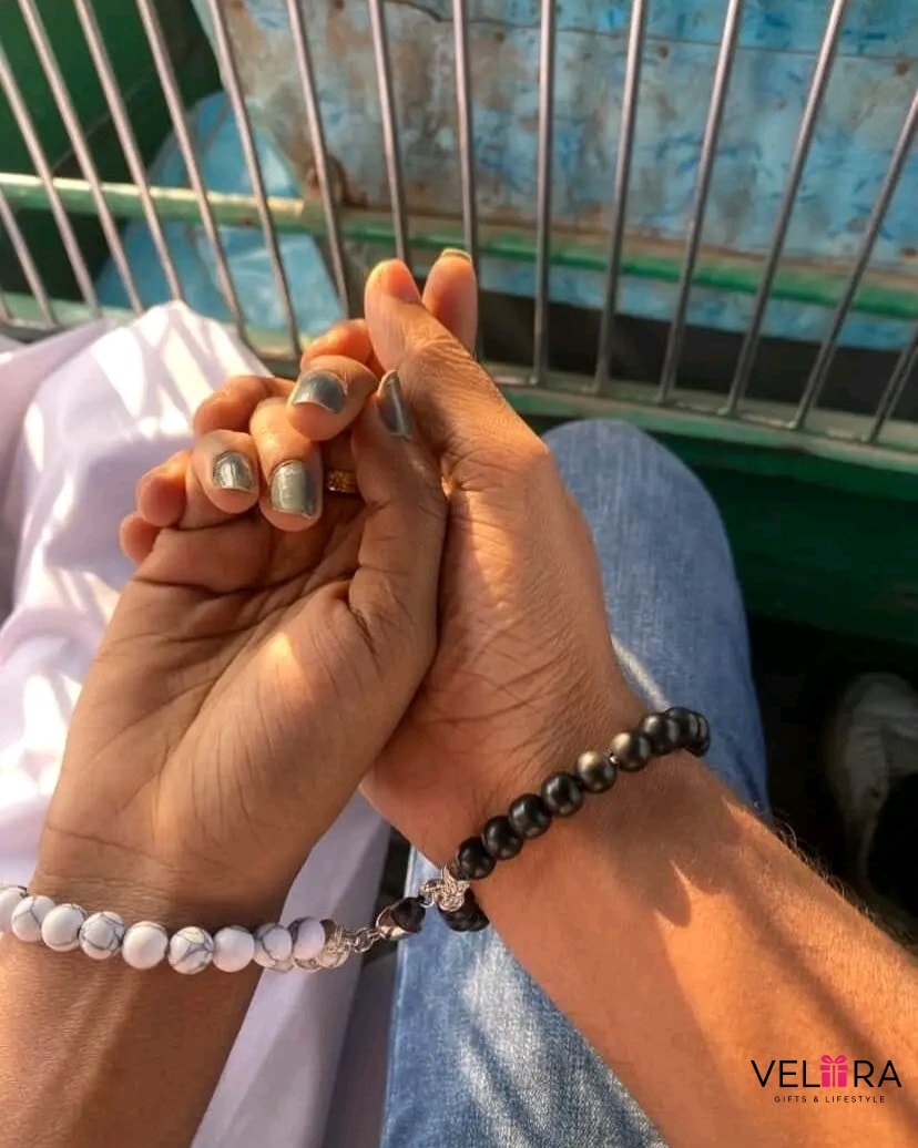 Couple Magnetic Love Lock Bracelet - Matching Heart Twining Bracelet